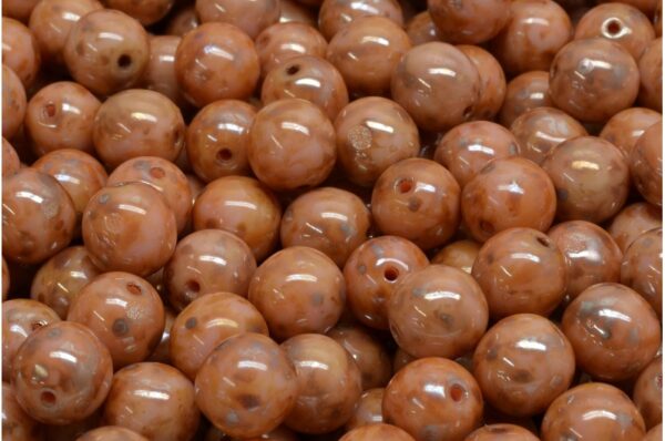 Round Druck Beads 8mm - Image 1