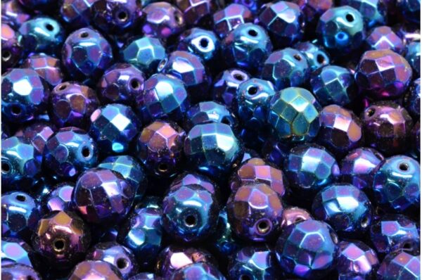 Firepolished Round Beads 8mm - Image 1