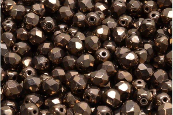 Firepolished Round Beads 6mm - Image 1