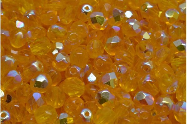 Firepolished Round Beads 6mm - Image 1