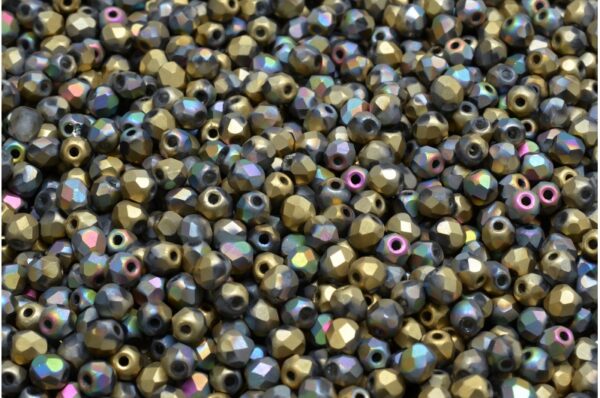 Firepolished Round Beads 3mm - Image 1