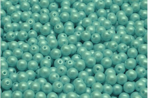 Round Druck Beads 4mm - Image 1