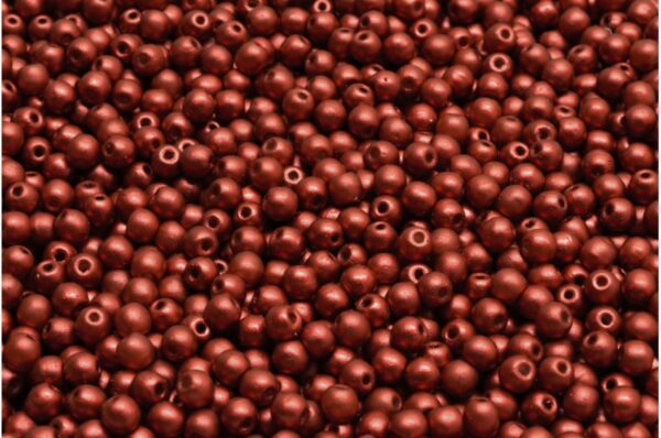 Round Druck Beads 3mm - Image 1
