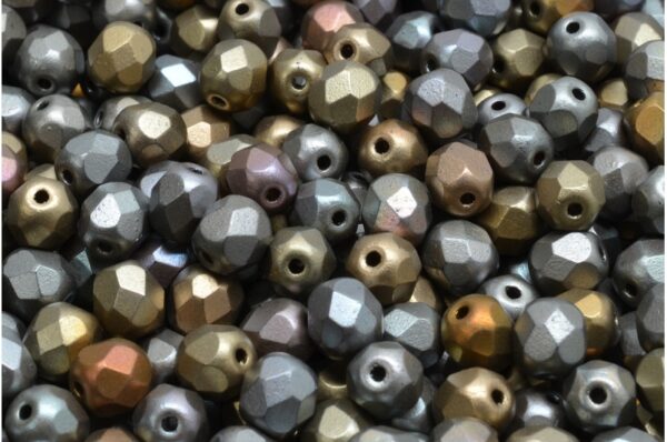 Firepolished Round Beads 6mm - Image 1