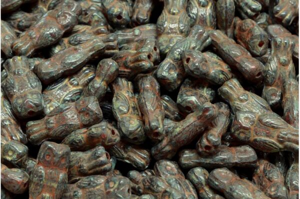 Owl Beads 15x7mm - Image 1