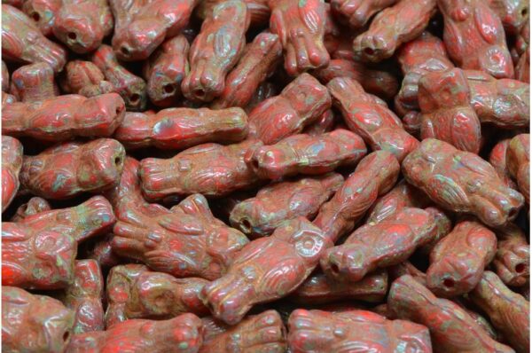 Owl Beads 15x7mm - Image 1