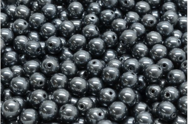 Round Druck Beads 6mm - Image 1