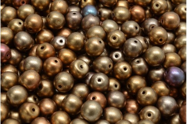 Round Druck Beads 6mm - Image 1