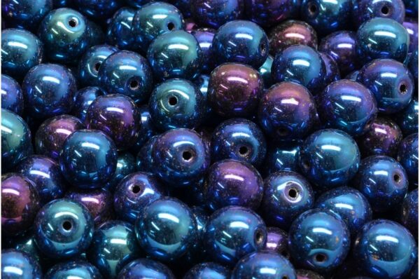 Round Druck Beads 8mm - Image 1