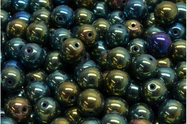 Round Druck Beads 8mm - Image 1