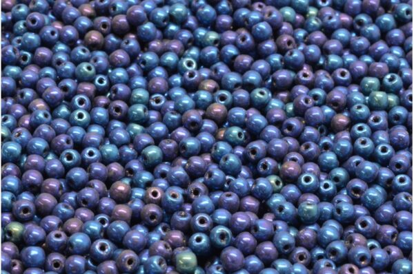 Round Druck Beads 3mm - Image 1