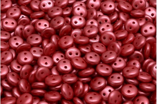 2 Hole Lentil Beads 6x6mm - Image 1