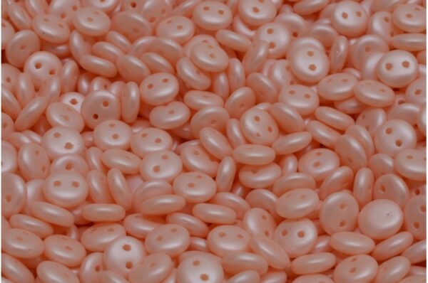 2 Hole Lentil Beads 6x6mm - Image 1