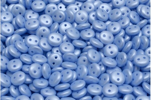 2 Hole Lentil Beads 6x6mm - Image 1