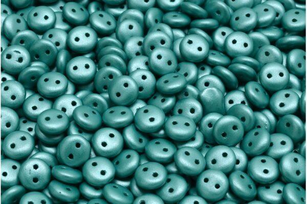 2 Hole Lentil Beads 6x6mm - Image 1