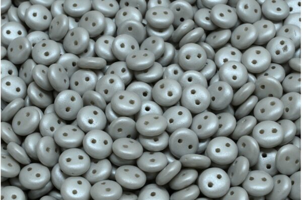 2 Hole Lentil Beads 6x6mm - Image 1