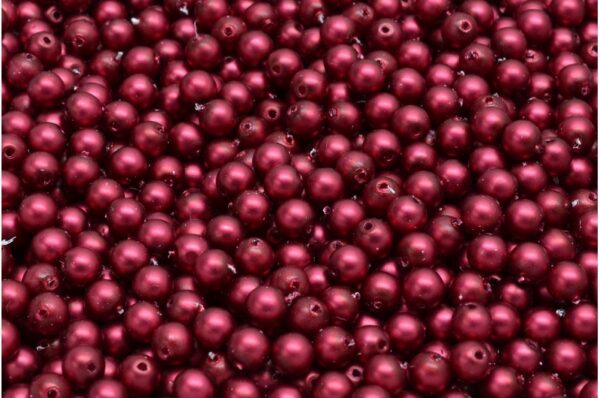 Round Druck Beads 4mm - Image 1