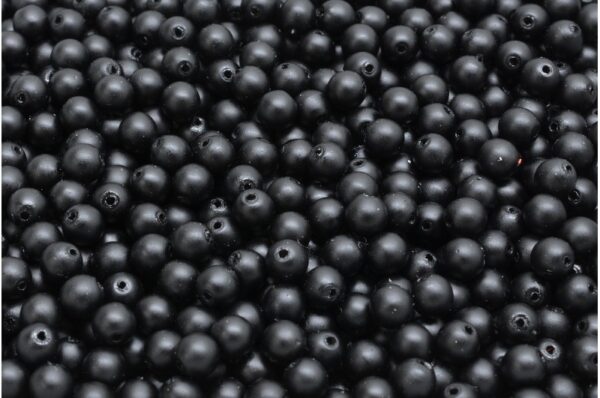 Round Druck Beads 4mm - Image 1