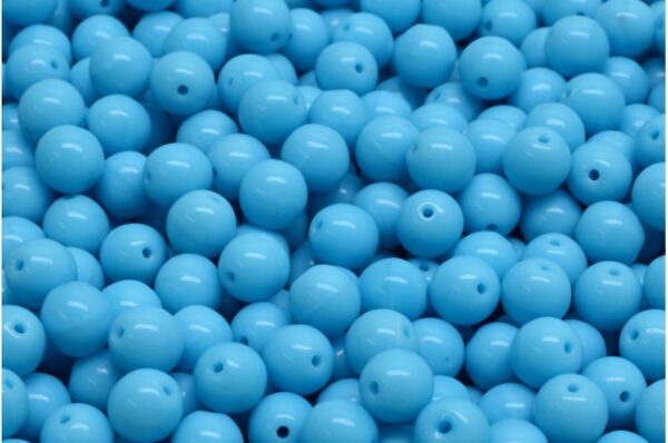 Round Druck Beads 6mm - Image 1