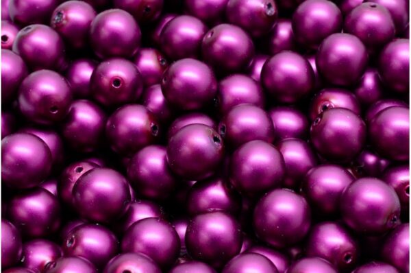 Round Druck Beads 8mm - Image 1