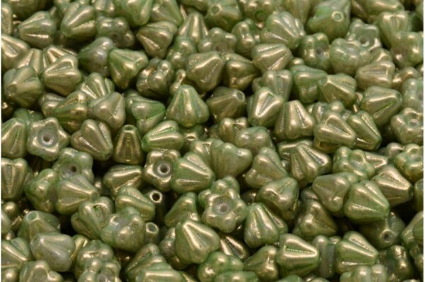 Bell Flower Beads 4x6mm - Image 1