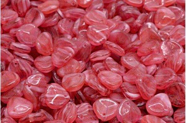 Rose Petal Beads 8x7mm - Image 1