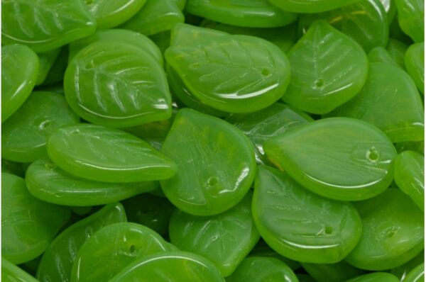 Apple Leaf Beads 18x13mm - Image 1