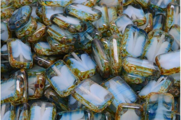 TCB Rectangle Beads 12x8mm - Image 1