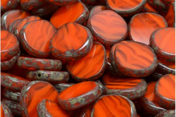 TCB 8 Edged Designed Beads 15x15mm - Image 1