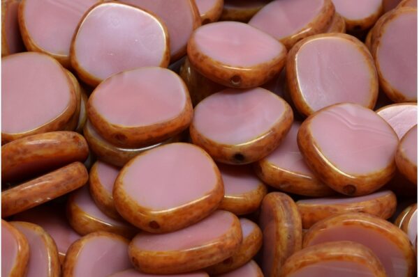 TCB 8 Edged Designed Beads 15x15mm - Image 1