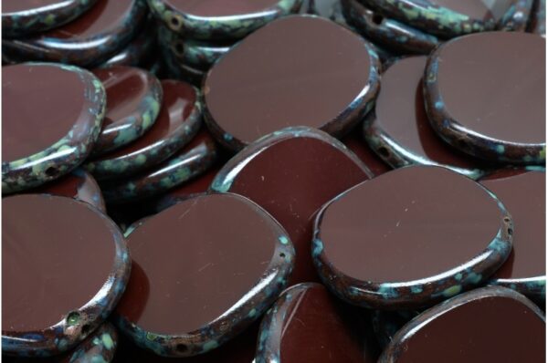 TCB 8 Edged Designed Beads 22x22mm - Image 1