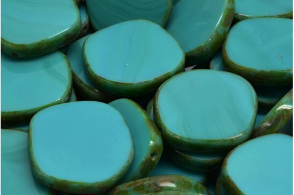 TCB 8 Edged Designed Beads 22x22mm - Image 1