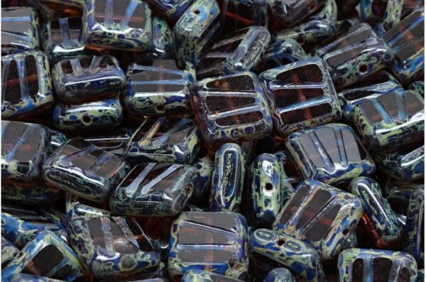 TCB Squared Designed Beads 10x10mm - Image 1