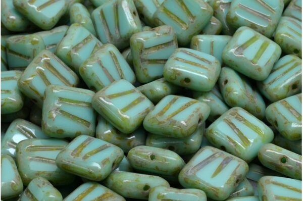 TCB Squared Designed Beads 10x10mm - Image 1