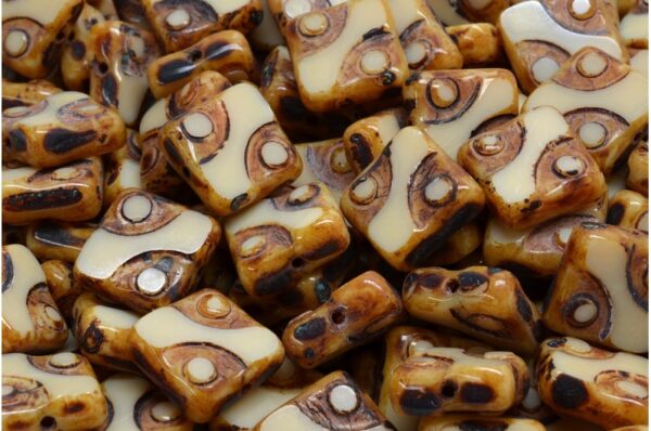 TCB Squared Designed Beads 10x10mm - Image 1