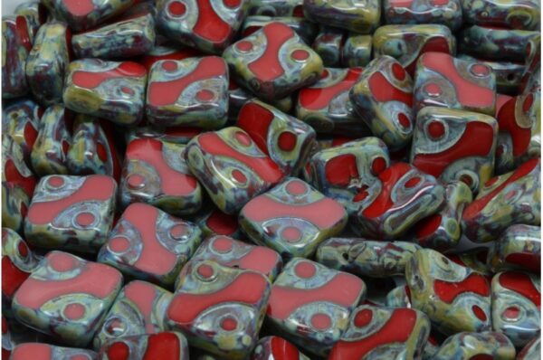 TCB Squared Designed Beads 10x10mm - Image 1