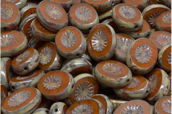 TCB Kiwi Beads 14x10mm - Image 1