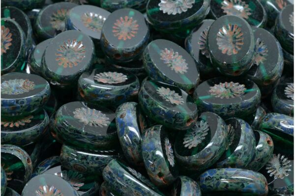 TCB Kiwi Beads 14x10mm - Image 1