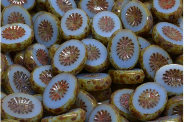 TCB Kiwi Beads 14x10mm - Image 1