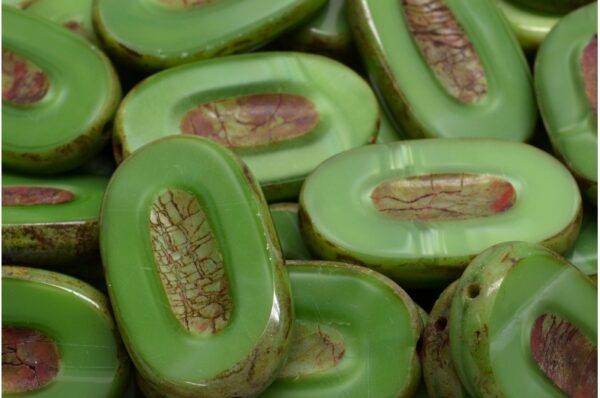 TCB Flat Oval Beads 26x15mm - Image 1