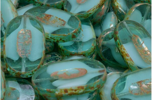 TCB Flat Oval Beads 26x15mm - Image 1