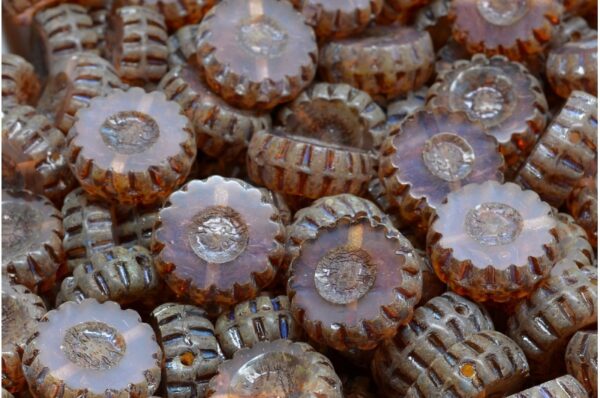 TCB Round Designed Beads 12x12mm - Image 1