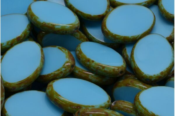 TCB Flat Oval Beads 20x14mm - Image 1