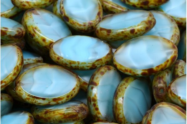 TCB Flat Oval Beads 20x14mm - Image 1