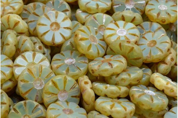 TCB Sunflower Beads 12x12mm - Image 1