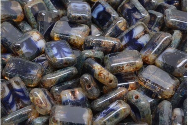 TCB Rectangle Beads 12x8mm - Image 1