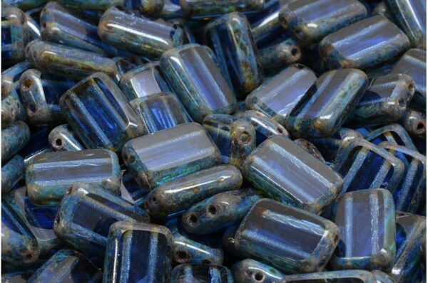 TCB Rectangle Beads with 2holes 12x8mm - Image 1