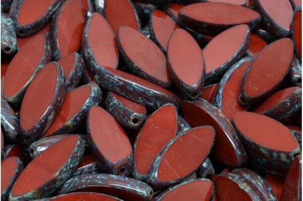 TCB Ship Flat Beads 18x7mm - Image 1