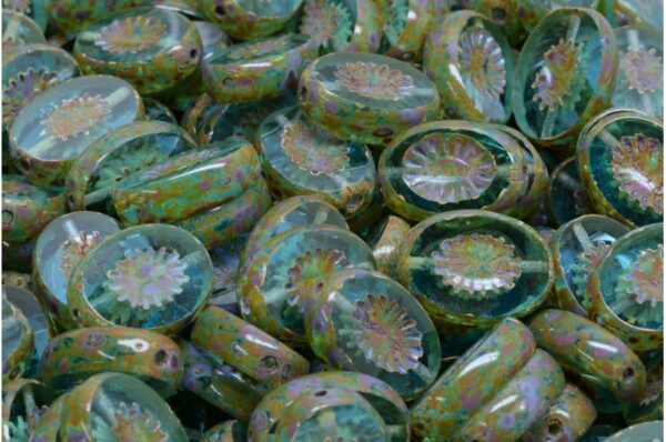 TCB Kiwi Beads 14x10mm - Image 1