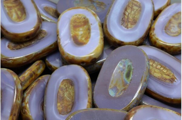 TCB Flat Oval Beads 26x15mm - Image 1